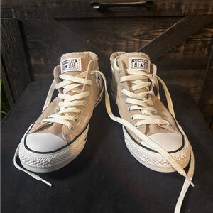 Converse Beige High-Top Sneakers